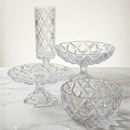 Conjunto Diamond em cristal lapidado 4 peças Exclusivo