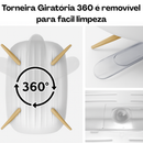 Carrotez – Escorredor de Louças com Bandeja Drenante e Bico Giratório