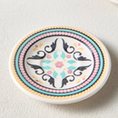 Jogo de 6 Xícaras Pequenas 65 Ml Com Pires Floreal Luiza