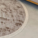 Tapete Dubai 1,50x1,50 Redondo Antiderrapante Moderno Misto