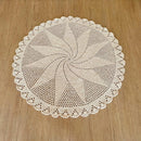 Tapete Crochê Redondo Grande P/ Sala Artesanal Algodão Macio