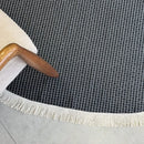 Tapete Dubai 1,50x1,50 Redondo Antiderrapante Moderno Quadrado