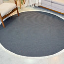 Tapete Dubai 1,50x1,50 Redondo Antiderrapante Moderno Quadrado