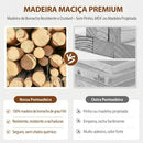 Penteadeira Zenn com Espelho LED e Madeira Maciça – Seu Cantinho de Beleza Premium